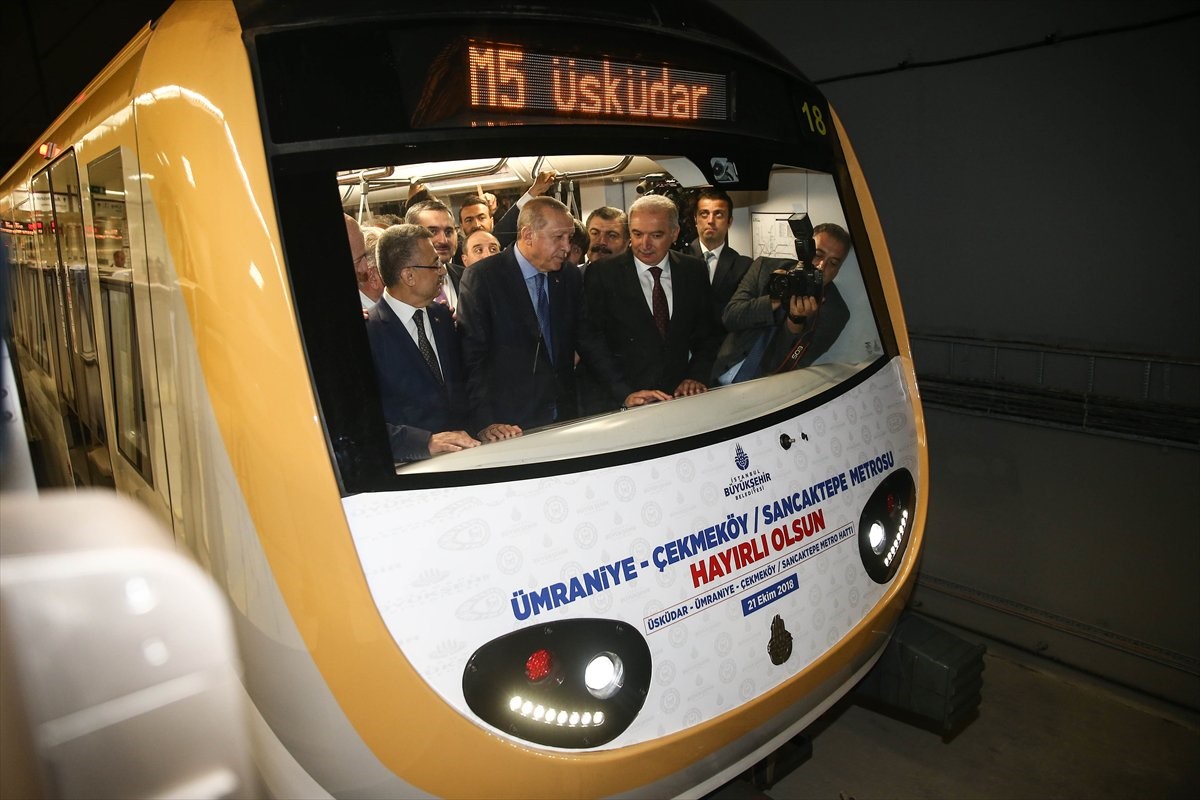 افتتاح خط مترو جديد في اسطنبول 